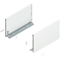 BLUM 770F4002S Bok szuflady LEGRABOX, wysokość F (241 mm), dł.=400 mm, lewy+prawy, do LEGRABOX pure BIAŁY MAT