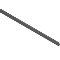 BLUM ZV7.1043MN1VORD-ST LEGRABOX front, z wpustem na element dekoracyjny, do Szuflada wewnętrzna wysoka, KB=1200 mm, do przycięcia CZARNY MAT