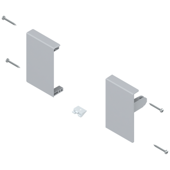 BLUM ZIF.71M0 Mocowanie frontu TANDEMBOX , wys. M, do szuflady wewnętrznej, lewe+prawe, do TANDEMBOX antaro SZARY