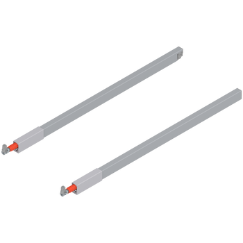 BLUM ZRG.487RSIReling podłużny TANDEMBOX (górny), do szuflady z wysokim frontem, dł.=550 mm, lewy+prawy, do TANDEMBOX antaro SZARY