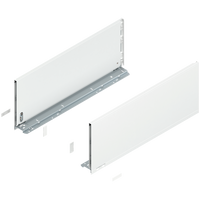 BLUM 770F6002S Bok szuflady LEGRABOX, wysokość F (241 mm), dł.=600 mm, lewy+prawy, do LEGRABOX pure BIAŁY MAT