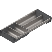 BLUM ZSI.500BI2N ORGA-LINE wkład z pojemnikami (częściowe wypełnienie), do szuflady standardowej TANDEMBOX, dł. NL=500 mm, szer.=192 mm INOX