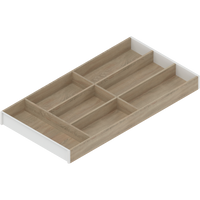 BLUM ZC7S600BH3 AMBIA-LINE wkład na sztućce do szuflady standardowej, do LEGRABOX/MERIVOBOX, w opcji drewnopodobnej, 7 przegródka na sztućce, dł.=600 mm, szerokość=300 mm DĄB BARDOLINO