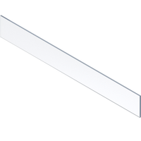 BLUM ZE4H1058 MERIVOBOX element dekoracyjny-przód, wysokość E (142.5 mm), szer. korpusu KB=1200 mm (18/19 mm), szkło przezroczyste, 1 szt.