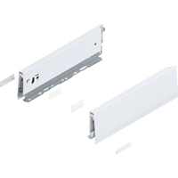 BLUM 470M3002S Bok MERIVOBOX, wysokość M (91 mm), dł.=300 mm, lewy+prawy, JEDWABIŚCIE BIAŁY MAT