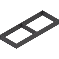 BLUM ZC7S600RS2 AMBIA-LINE ramki do szuflady standardowej, do LEGRABOX/MERIVOBOX, stal, dł.=600 mm, szerokość=200 mm CZARNY MAT