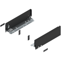BLUM 770M3002S Bok szuflady LEGRABOX, wysokość M (90.5 mm), dł.=300 mm, lewy/prawy, do LEGRABOX pure CZARNY MAT
