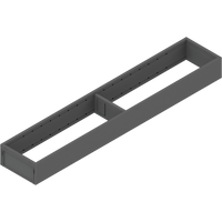 BLUM ZC7S550 RS1AMBIA-LINE ramki do szuflady standardowej, do LEGRABOX/MERIVOBOX, stal, dł.=550 mm, szerokość=100 mm ANTRACYT MAT