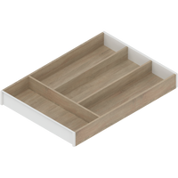 BLUM ZC7S450BH3 AMBIA-LINE wkład na sztućce do szuflady standardowej, do LEGRABOX/MERIVOBOX, w opcji drewnopodobnej, 4 przegródka na sztućce, dł.=450 mm, szerokość=300 mm DĄB BARDOLINO