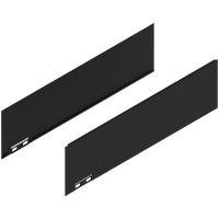 BLUM 770K300ASGCZ LEGRABOX Element dekoracyjny, wysokość K (128.5 mm), dł.=300 mm, prawy+lewy CZARNY CARBON/CARBON LOOK