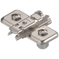 BLUM 174L6100.05 CLIP prowadnik, krzyżakowy, 0 mm, Stal, wciskany, RW: otwór podłużny