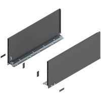 BLUM 770F5502S Bok szuflady LEGRABOX, wysokość F (241 mm), dł.=550 mm, lewy+prawy, do LEGRABOX pure ANTRACYT MAT