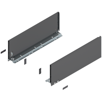 BLUM 770C5002 Bok szuflady LEGRABOX, wysokość C (177 mm), dł.=500 mm, lewy+prawy, do LEGRABOX pure ANTRACYT MAT