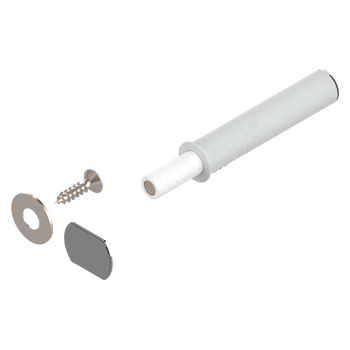 BLUM TIP-ON 956.1004 TIP-ON do drzwi (Zestaw), Wersja standardowa krótka, z magnesem BIAŁY