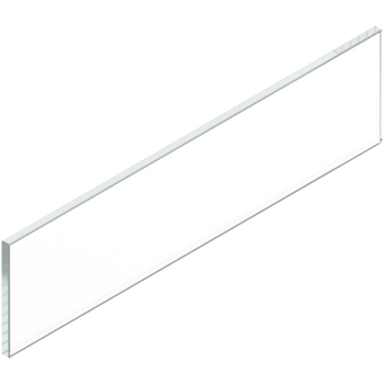 BLUM ZE4M360G MERIVOBOX element dekoracyjny-bok, wysokość E (95 mm), dł.=450 mm, szkło przezroczyste, 1 szt.