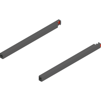 BLUM ZR4.300RS Reling podłużny MERIVOBOX, dł.=300 mm, lewy+prawy, ANTRACYT MAT