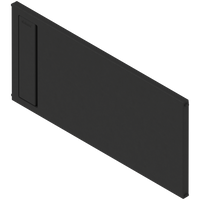 BLUM ZC7Q0P0FS AMBIA-LINE listwa poprzeczna, do LEGRABOX/MERIVOBOX do szuflady z wysokim frontem (ZC7F400RSP), tworzywo CZARNY MAT