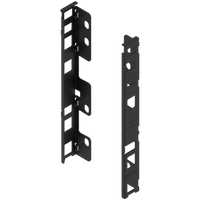 BLUM ZB7C000S Uchwyt drewnianej ścianki tylnej LEGRABOX, wys. C (193 mm), prawy+lewy CZARNY CARBON MAT