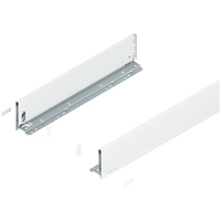 BLUM 770K6002S Bok szuflady LEGRABOX, wysokość K (128.5 mm), dł.=600 mm, lewy/prawy, do LEGRABOX pure BIAŁY MAT