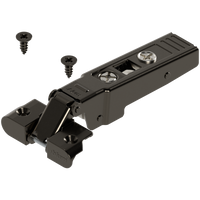 BLUM 71T950A CLIP top zawias do ram alumin. 95°, Drzwi nakładane, puszka: na wkręty, CZARNY ONYKS