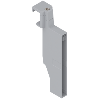 BLUM Z40C0002Z ORGA-LINE uchwyt listwy poprzecznej, do szuflady z wysokim frontem TANDEMBOX antaro, wysokość C JASNOSZARY