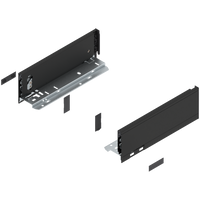BLUM LEGRABOX 770M2702S Bok szuflady LEGRABOX, wysokość M (90.5 mm), dł.=270 mm, lewy+prawy, do LEGRABOX pure CZARNY CARBON MAT