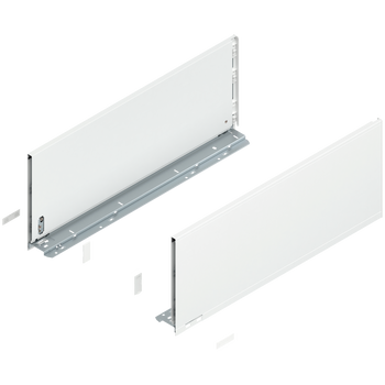 BLUM 770F6002S Bok szuflady LEGRABOX, wysokość F (241 mm), dł.=600 mm, lewy+prawy, do LEGRABOX pure BIAŁY MAT