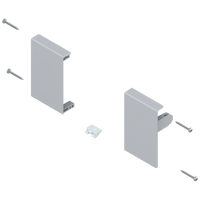 BLUM ZIF.71M0 Mocowanie frontu TANDEMBOX , wys. M, do szuflady wewnętrznej, lewe+prawe, do TANDEMBOX antaro SZARY