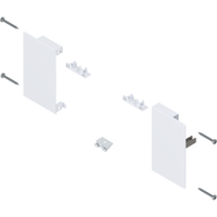 BLUM ZI4.0MS1 Mocowanie frontu MERIVOBOX, do szuflady wewnętrznej, lewe+prawe, JEDWABIŚCIE BIAŁY MATt