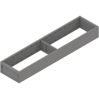 BLUM ZC7S450RS1 AMBIA-LINE  ramki do szuflady standardowej, do LEGRABOX/MERIVOBOX, stal, dł.=450 mm, szerokość=100 mm SZARY INDIUM MAT