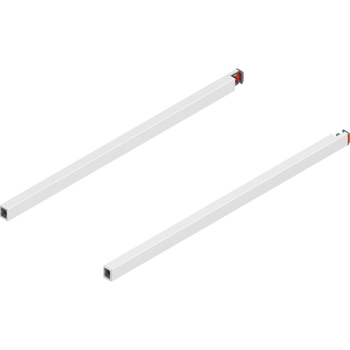 BLUM ZR4.450RS Reling podłużny MERIVOBOX, dł.=450 mm, lewy+prawy, JEDWABIŚCIE BIAŁY MAT