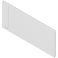 BLUM ZC7Q0U0FS AMBIA-LINE listwa poprzeczna, do LEGRABOX/MERIVOBOX do szuflady z wysokim frontem (ZC7F300RSU), tworzywo BIAŁY MAT