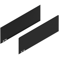 BLUM 770C270ASGCZLEGRABOX Element dekoracyjny, wysokość C (177 mm), dł.=270 mm, prawy+lewy CZARNY CARBON/CARBON LOOK
