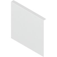 BLUM ZC7A0P0F AMBIA-LINE adapter do montażu ramy do drewnianej ścianki tylnej do szuflady z wysokim frontem, do LEGRABOX/MERIVOBOX wysokość F, stal BIAŁY MAT