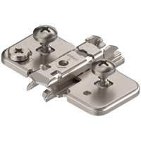 BLUM 174H710ZE CLIP prowadnik, krzyżakowy, 0 mm, Stal, EXPANDO do drzwi nakładanych bliźniaczo, RW: mimośród