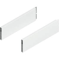 BLUM ZL4.350S.E MERIVOBOX BOXCAP, dł.=350 mm, wysokość E, lewy+prawy, JEDWABIŚCIE  BIAŁY MAT