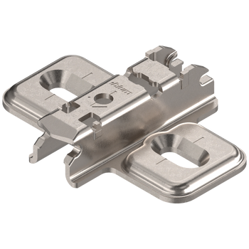 BLUM 173L6130 CLIP prowadnik, krzyżakowy, 3 mm, Stal, Wkręty, RW: otwór podłużny       