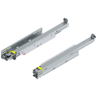 BLUM 760H4500T MOVENTO z TIP-ON, pełny wysuw, prowadnica, 40 kg, dł.=450 mm, wymaga sprzęgła, lewa+prawa