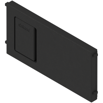BLUM ZC7Q010SS AMBIA-LINE listwa poprzeczna, do LEGRABOX/MERIVOBOX do szuflady z wysokim frontem (ZC7SXXXRS1), tworzywo CZARNY MAT