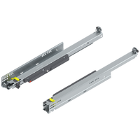 BLUM 760H5500T MOVENTO z TIP-ON, pełny wysuw, prowadnica, 40 kg, dł.=550 mm, wymaga sprzęgła, lewa+prawa