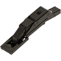 BLUM 71B4500C CLIP top BLUMOTION Drzwi szklane CRISTALLO 110°, Drzwi nakładane, puszka: na klej, CZARNY ONYKS