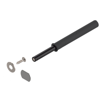 BLUM TIP-ON 956A1004 TIP-ON do drzwi (Zestaw), Wersja silniejsza długa, z magnesem CZARNY CARBON