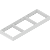 BLUM ZC7S600RS2 AMBIA-LINE ramki do szuflady standardowej, do LEGRABOX/MERIVOBOX, stal, dł.=600 mm, szerokość=200 mm BIAŁY MAT