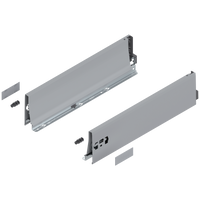 BLUM 378K4502SA Bok szuflady TANDEMBOX, wys. K (115 mm), dł.=450 mm, lewy+prawy, do TANDEMBOX antaro SZARY