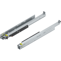 BLUM 766H6000T MOVENTO z TIP-ON, pełny wysuw do szuflady drewnianej, 60 kg, dł.=600 mm, wymaga sprzęgła, lewa+prawa