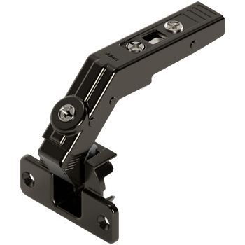 BLUM 79T8500 CLIP top zawias do drzwi składanych 60°, puszka: na wkręty, CZARNY ONYKS