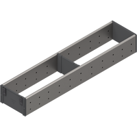 BLUM ZSI.500FI1 ORGA-LINE wkład z przegródkami (częściowe wypełnienie), do szuflady standardowej TANDEMBOX, dł. NL=500 mm, szer.=105 mm INOX