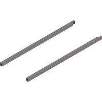 BLUM ZR4.550RS Reling podłużny MERIVOBOX, dł.=550 mm, lewy+prawy, SZARY INDIUM MAT