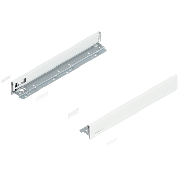 BLUM LEGRABOX 770N5002 Bok szuflady LEGRABOX, wysokość N (66.5 mm), dł.=500 mm, lewy+prawy, do LEGRABOX pure BIAŁY MAT