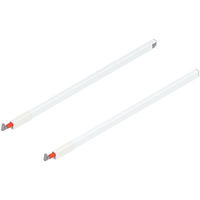 BLUM ZRG.587RSI Reling podłużny TANDEMBOX (górny), do szuflady z wysokim frontem, dł.=650 mm, lewy+prawy, do TANDEMBOX antaro BIAŁY
